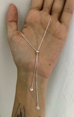 Colar de Gravatinha Ponto de Luz