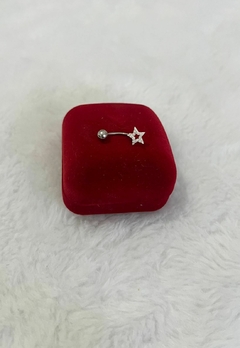Piercing de Umbigo de Estrela Vazada