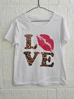 REMERA LOVE STRASS en internet