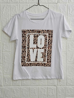 REMERA LOVE PRINT