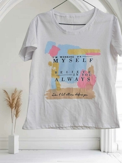 REMERA MY SELF FOIL