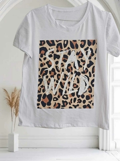 REMERA STAY WILD STRASS