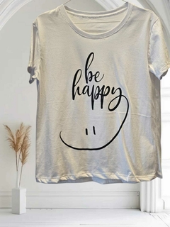 REMERA BE HAPPY :-)
