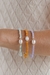 Pulseira Jade Lilás com Pérola Água Doce Banho de Ouro 18k na internet