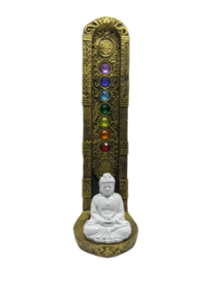 Incensário 7 Chakras Buda China 22cm