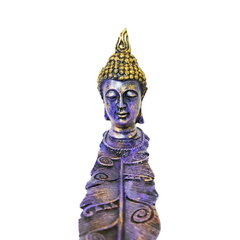 Incensário Canaleta Cabeça Buda Tibetano 24cm - comprar online