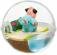 Pokemon Re-Ment Terrarium 7 - Cleffa Y Phanpy