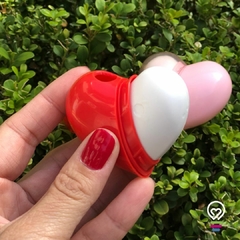 APONTADOR COM DEPÓSITO E BORRACHA - LOVE HEART MOLIN - Grupo Criativos 