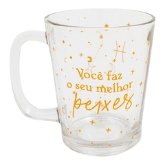 CANECA DE VIDRO BASIC - ASTRAL PEIXES