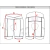 Bermuda 3D Compress TD Preto Feminino com Bolso Externo - loja online