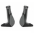Manopla Mtb Ergonomica com Bar End e Trava Punho Preto/Cinza 140mm