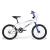 Bicicleta Caloi Cross Alumínio Aro 20 Branca e Azul A16