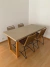 Mesa Micro y madera