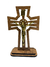 Crucifixo Mesa Mdf 6mm Strass na Coroa OV 18cm