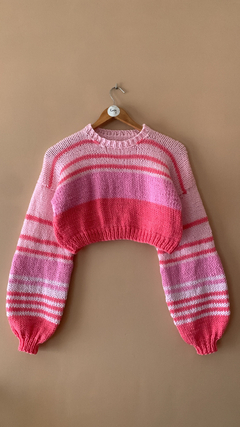 Sweater crop mix rosados