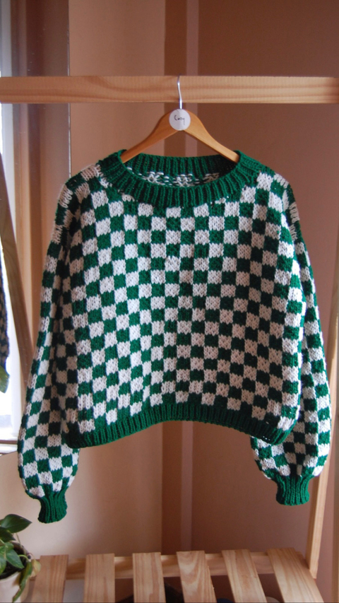 PRE ORDER- Sweater damero