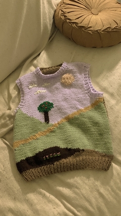 Chaleco arbolito - cozy