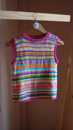 Chaleco cotton multicolor