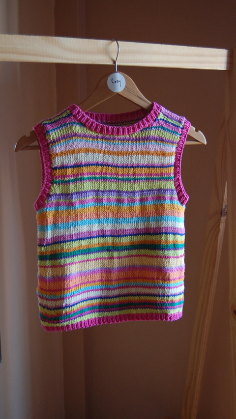 Chaleco cotton multicolor