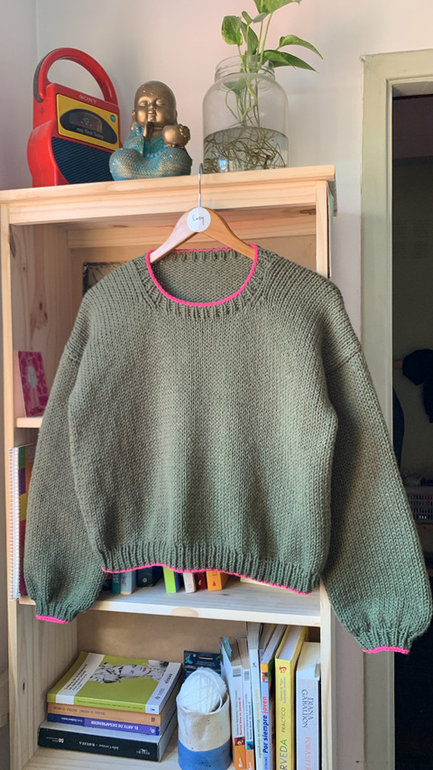 Sweater verde musgo