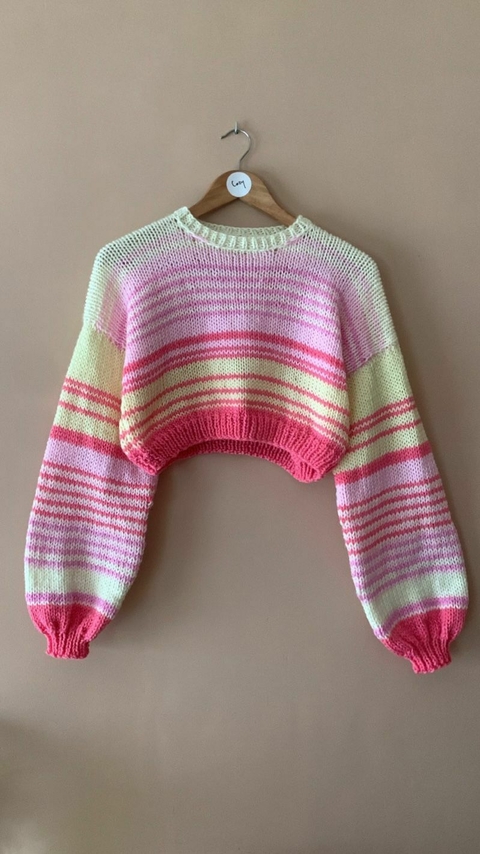 Sweater crop amarillo II