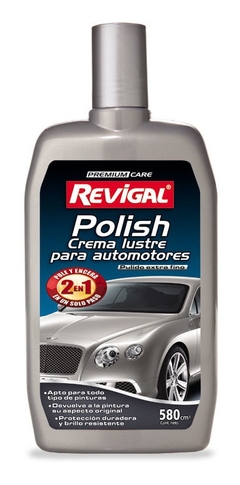 Polish Revigal 2 En 1 Crema Lustre Para Automotores 300cc