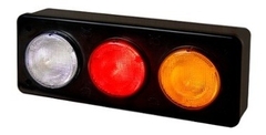 Faro Baiml C1811 Triple Der.ambar/rojo/cristal