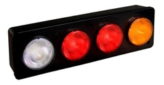 Faro Baiml C1811 Cuadruple Der.ambar/rojo/rojo/cristal
