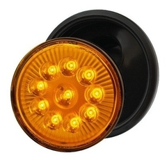 Faro Baiml 3400 Electr.12/24v.ambar Unipolar (10 Led)