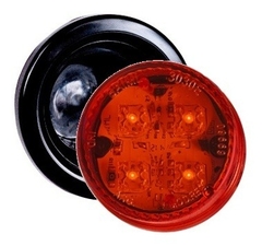 Faro Baiml 3030 Electr.12/24v.rojo Bipolar