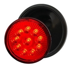Faro Baiml 3400 Electr.12/24v.rojo Unipolar (10 Led)