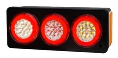 Faro Baiml 3300e Electr.der.triple (cristal-rojo-ambar)