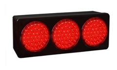 Faro Baiml 3000e Electr.12/24v.triple (rojo-rojo-rojo)