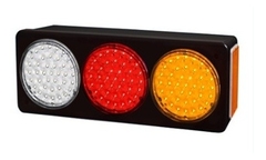 Faro Baiml 3000e Electr.12/24v.triple Der.(cristal-rojo-amb)