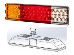 Faro Tras.mb.1215 S/ventana Electr.24v C/ficha Izq. Baiml