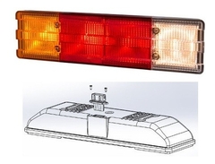 Faro Tras.mb.1215 S/ventana Nacional C/ficha Izq. Baiml