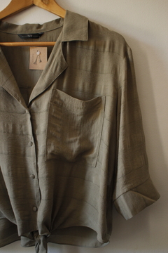 Camisa Livia Cropped Verde - comprar online