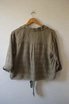 Camisa Livia Cropped Verde - comprar online