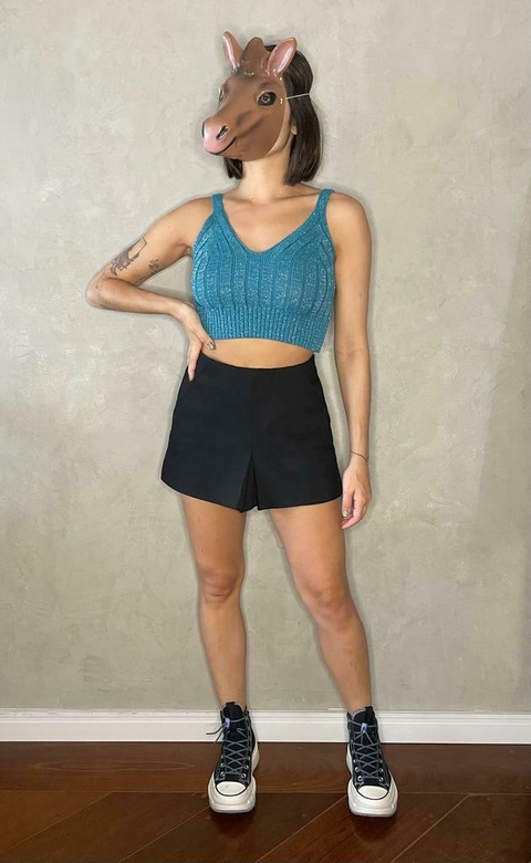 Cropped Mari Tricot Lurex