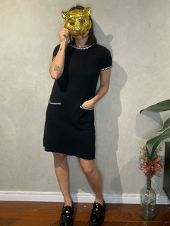 Vestido Carla Knit P&B - comprar online