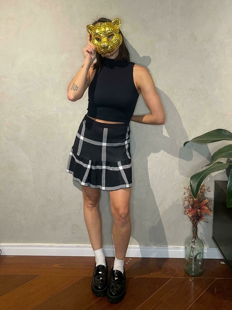 Saia Carla Maxi Xadrez - comprar online