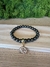 PULSEIRA DE HEMATITA COM PINGENTE SÍMBOLO "OM"