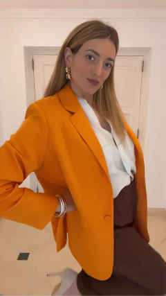 AURELIA BLAZER - Blazer Sastrero Naranja