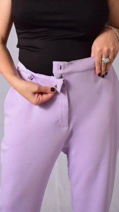 SASTRERO RAFFAELLA- Pantalón Sastrero Lavanda - tienda online
