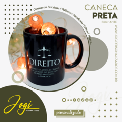 Caneca Tradicional Preta/Vermelha - comprar online
