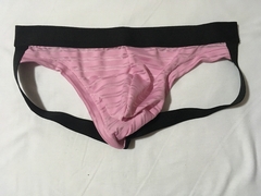 Jockstrap /slip rosa rayas