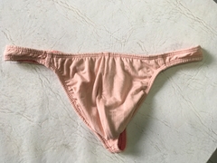 Tanga algodon rosa