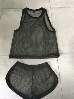 Musculosa red negra brishos