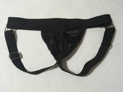 Jockstrap regulable negro rayas