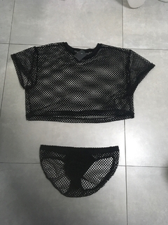 croptop red negro - comprar online